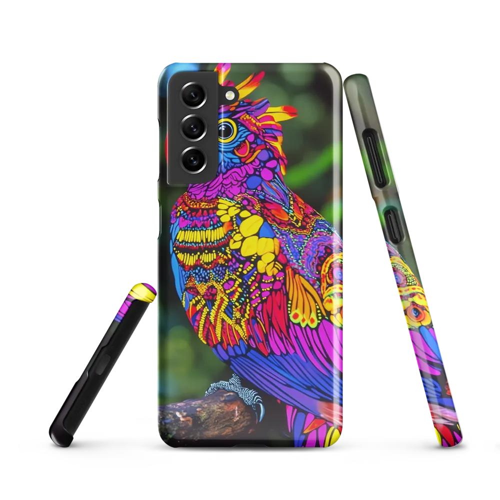 Vibrant Psychedelic Parrot