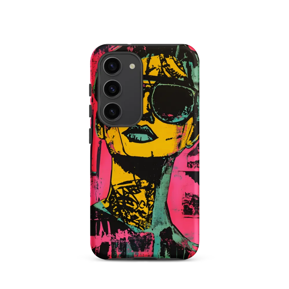 Confident Portrait in Neon Colors