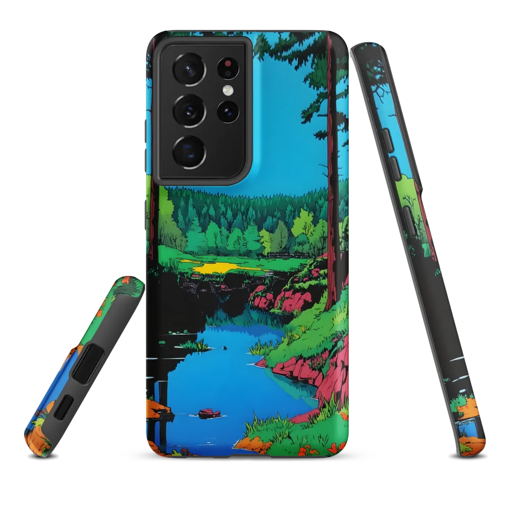 Tranquil Reflections: A Vibrant Landscape