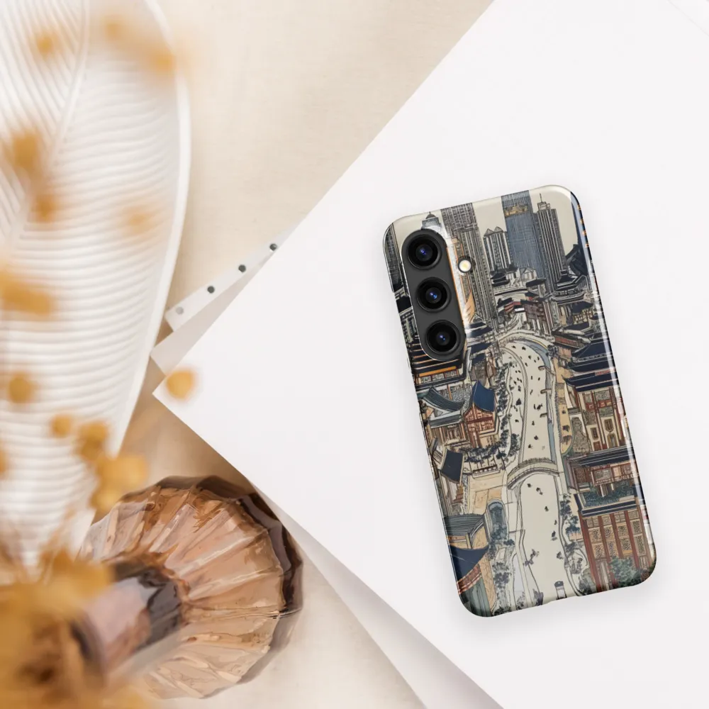Urban Harmony: A Fusion of Tradition and Modernity | Phone Case |  S24 | Snap Case | Glossy