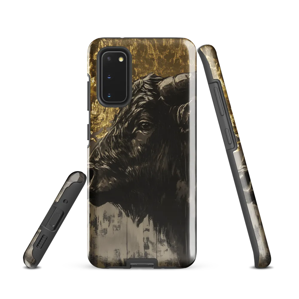 Gilded Bison in Profile