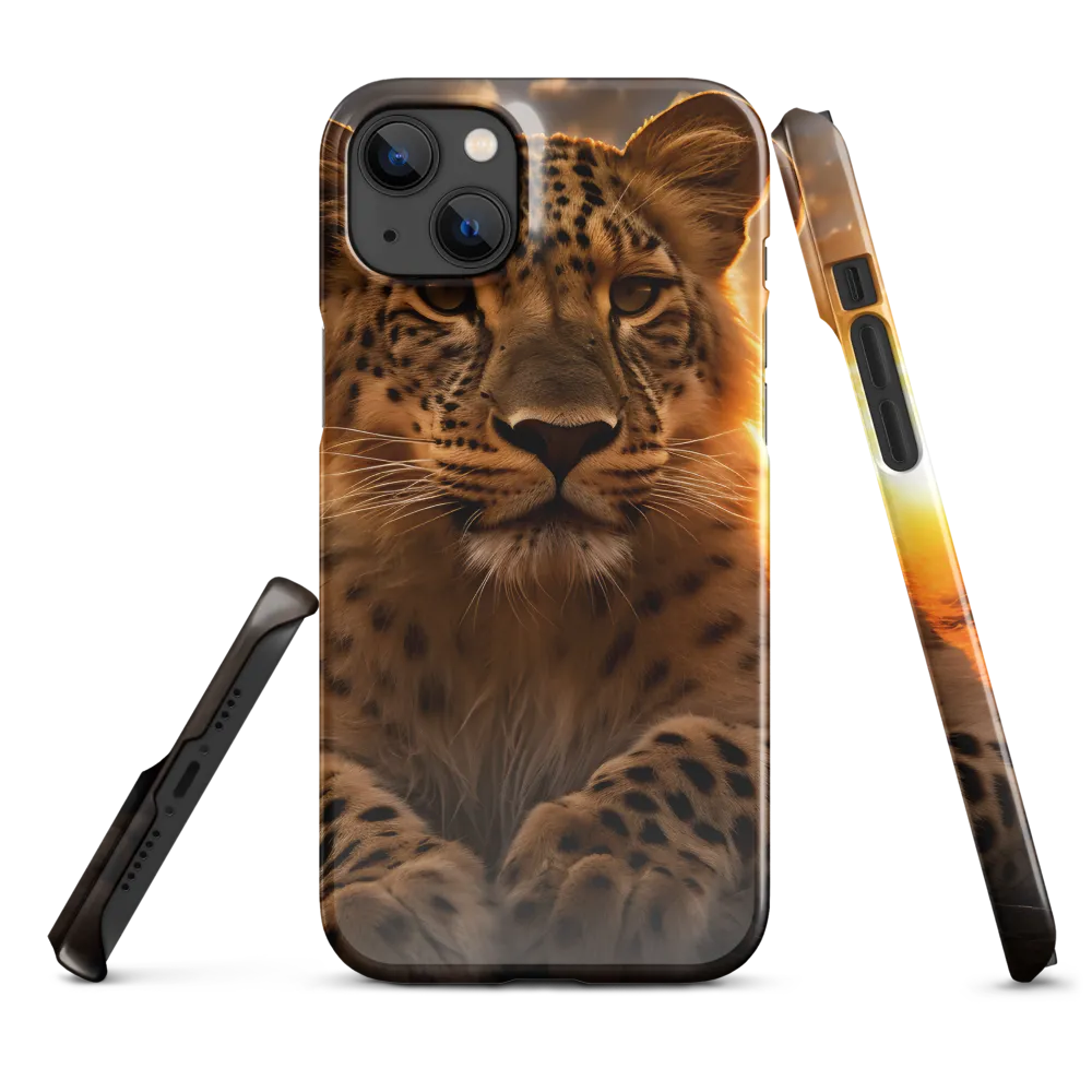 Regal Presence: The Leopard at Sunset