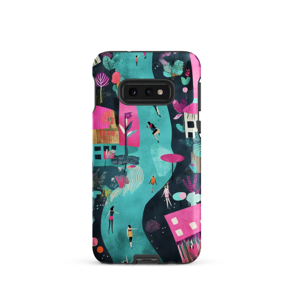Whimsical Journey Through a Vibrant Landscape | Phone Case |  S10e | Tough Case | Matte
