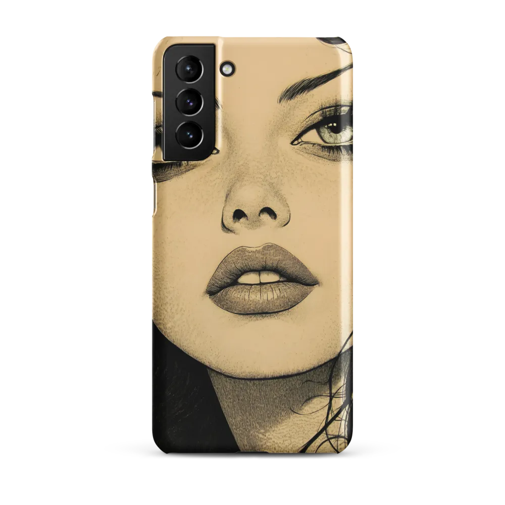 Enigmatic Gaze | Phone Case |  S21 Plus | Snap Case | Matte