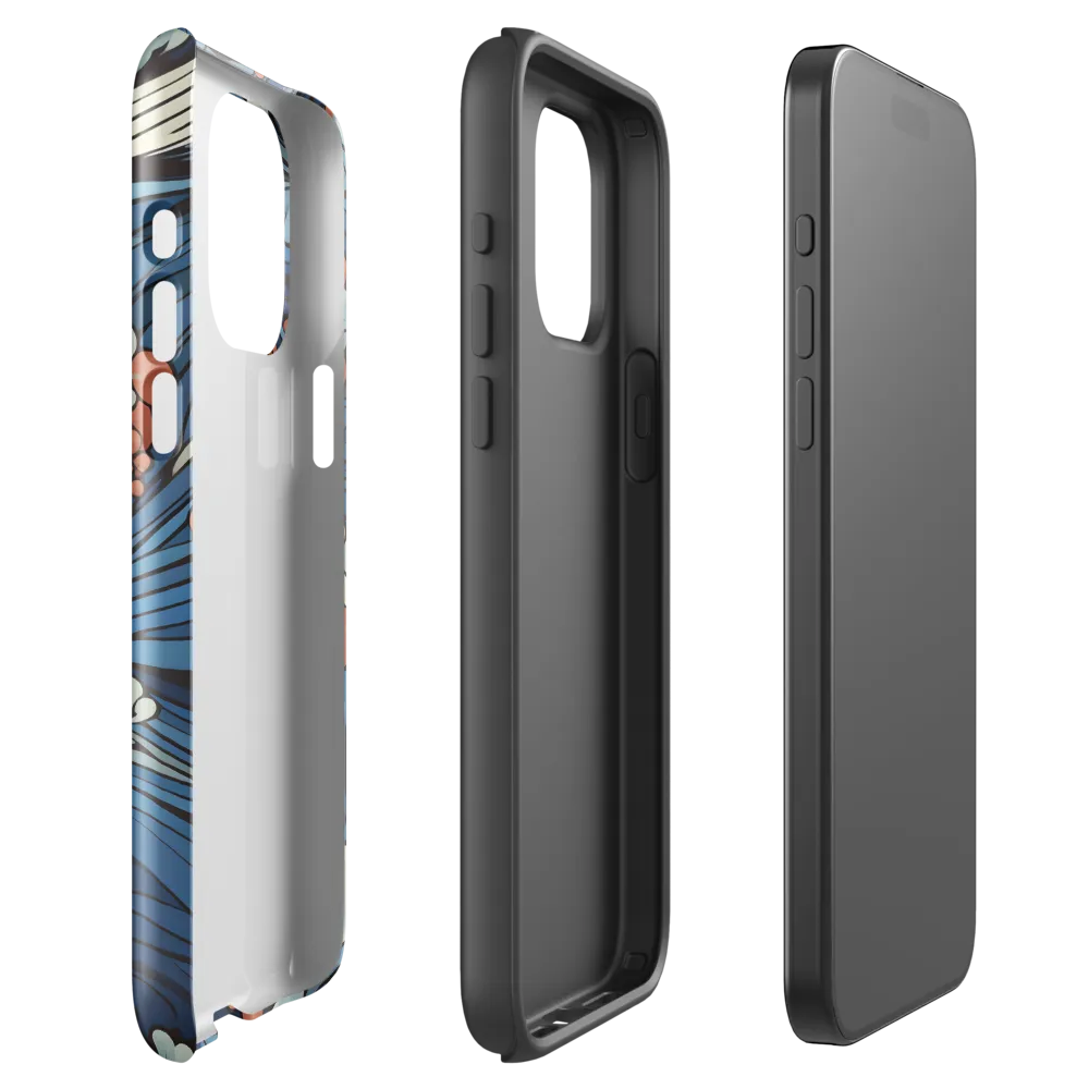 Nature's Elegance: An Oceanic Tapestry | Phone Case |  15 Pro Max | Tough Case | Glossy