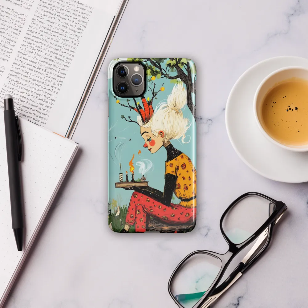 Whimsical Nature Girl | Phone Case |  11 Pro Max | Snap Case | Glossy