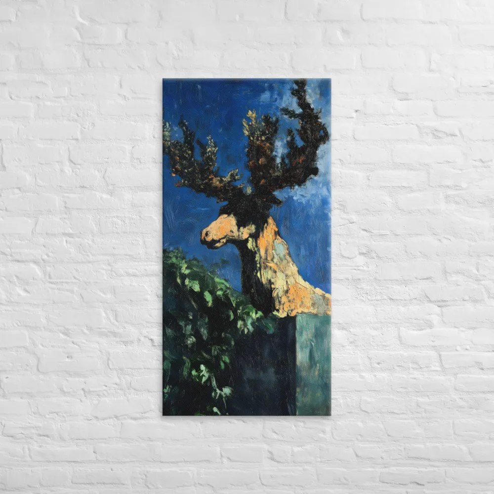 The Majestic Deer in Nature | Canvas | 24″×48″