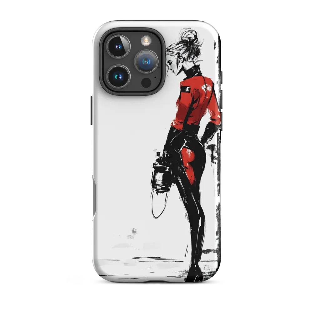 The Edgy Elegance | Phone Case |  16 Pro Max | Tough Case | Matte