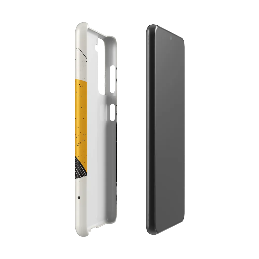 Dynamic Harmony in Black and Yellow