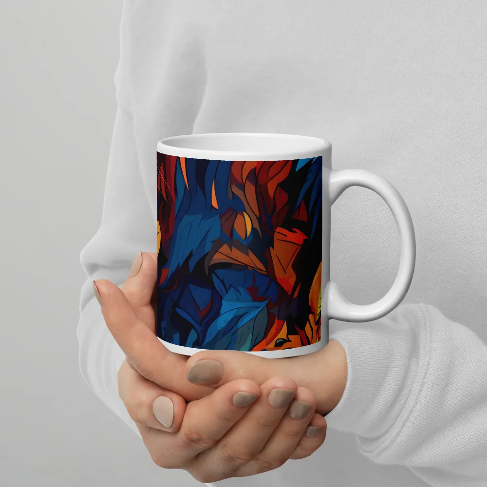 Harmony of Strength: The Lion and Nature | Mugs | Multiple Sizes & Colors