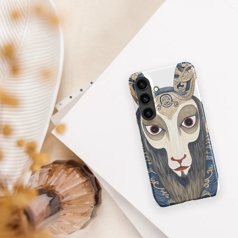 Ethereal Gaze of the Ram | Phone Case |  S24 | Snap Case | Matte