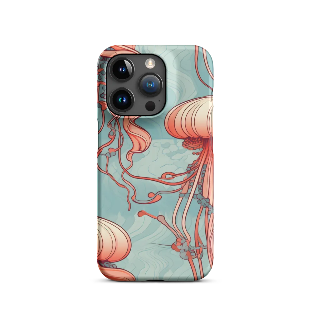 Ethereal Dance of Jellyfish | Phone Case |  15 Pro | Snap Case | Matte