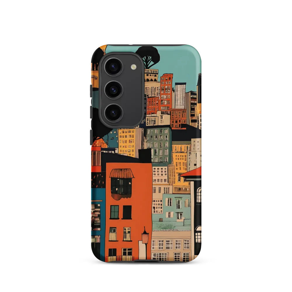 Urban Fusion: A Colorful Cityscape