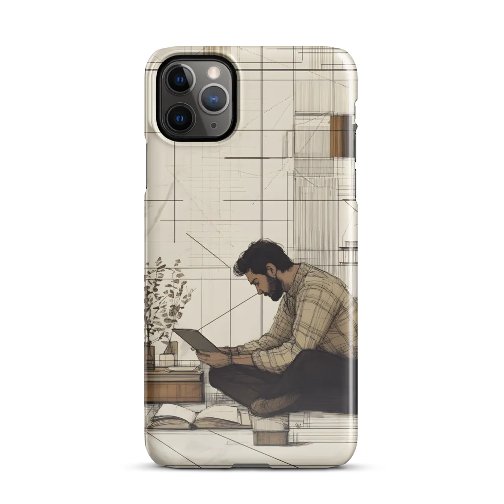 Quiet Reflections in Line | Phone Case |  11 Pro Max | Snap Case | Glossy