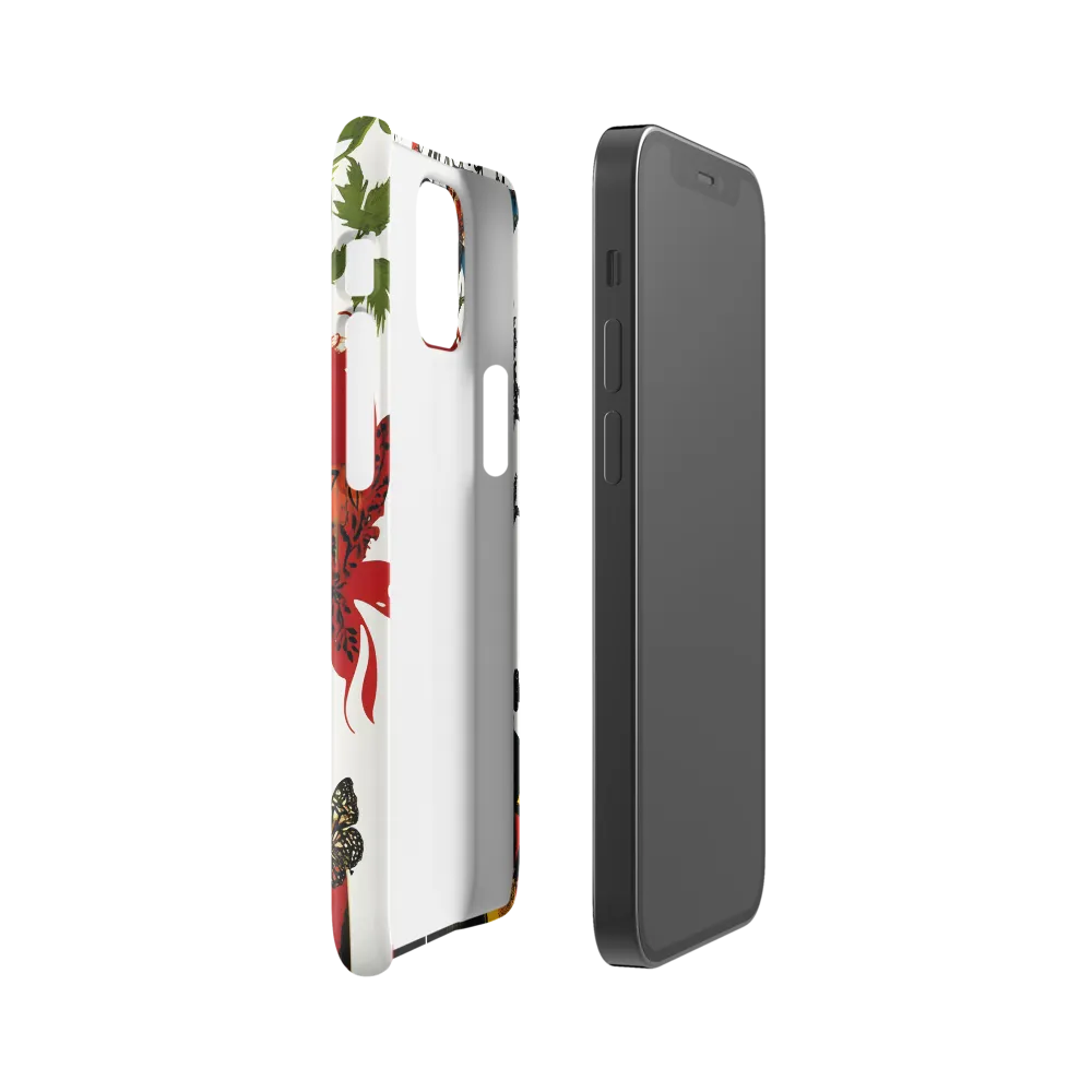 Floral Dreams | Phone Case |  12 Mini | Snap Case | Glossy