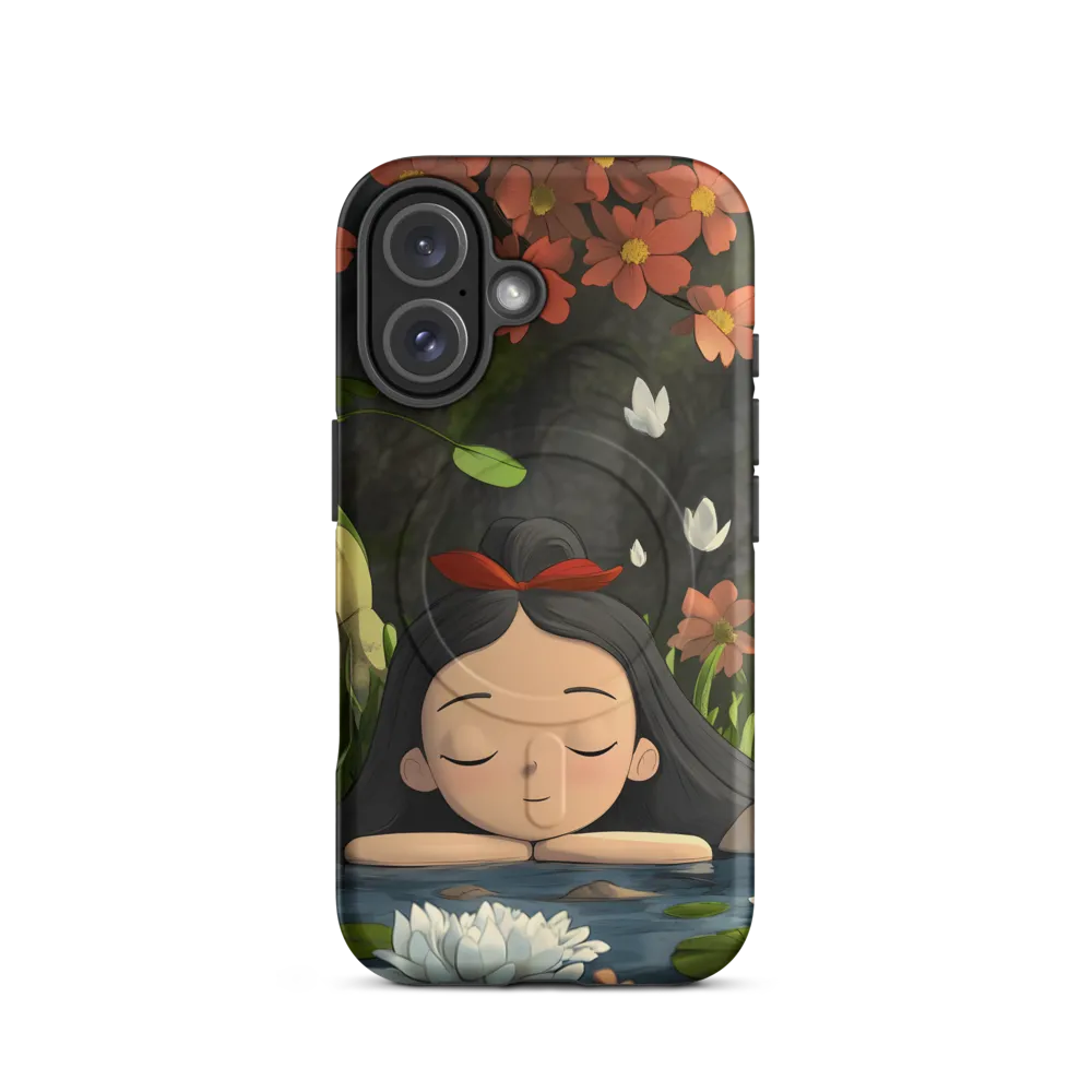 Tranquility by the Waterside | Phone Case |  16 | MagSafe® Tough Case | Matte