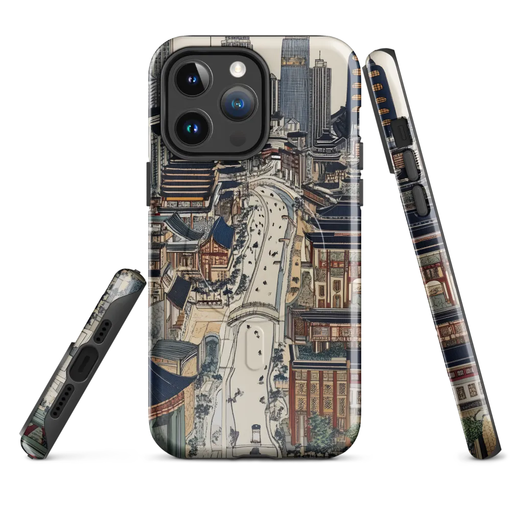 Urban Harmony: A Fusion of Tradition and Modernity | Phone Case |  14 Pro Max | MagSafe® Tough Case | Glossy