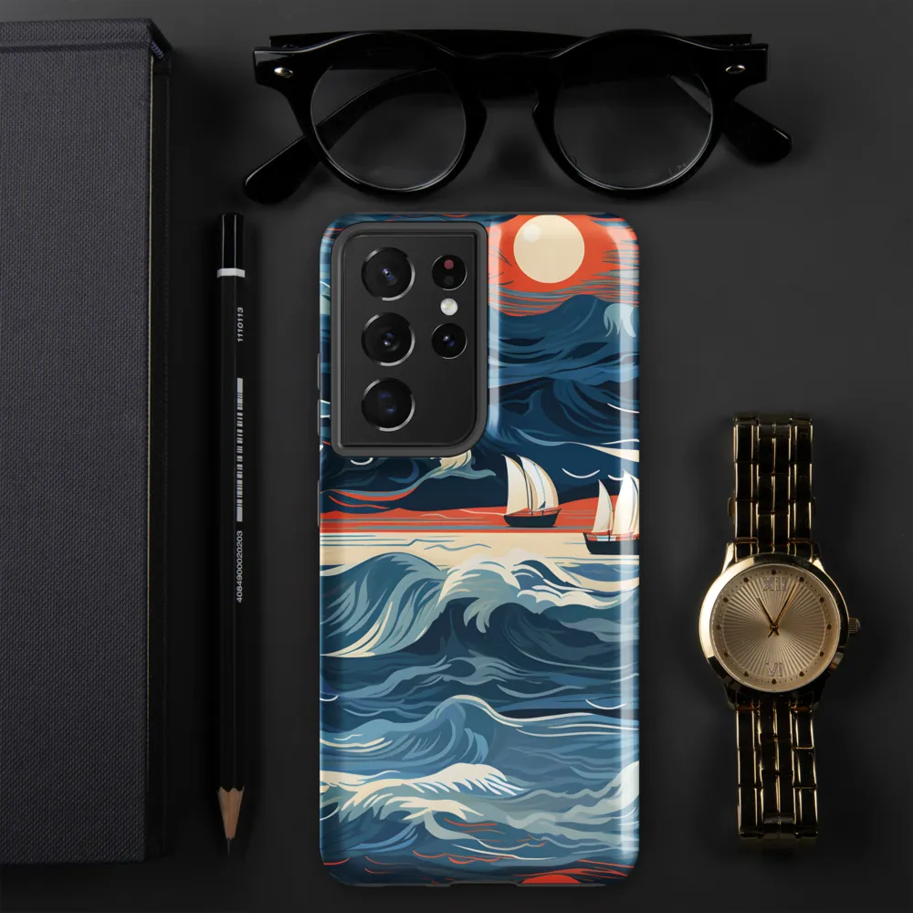 Ocean Whispers: A Voyage at Dusk