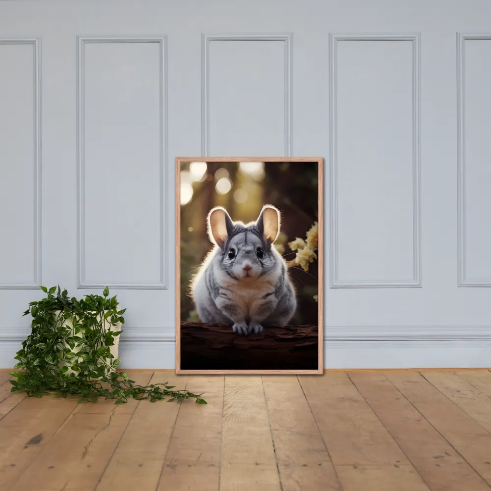 Curious Chinchilla in the Forest