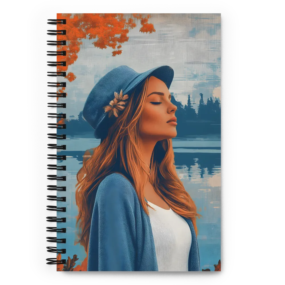 The Serene Reflection | Spiral Notebook