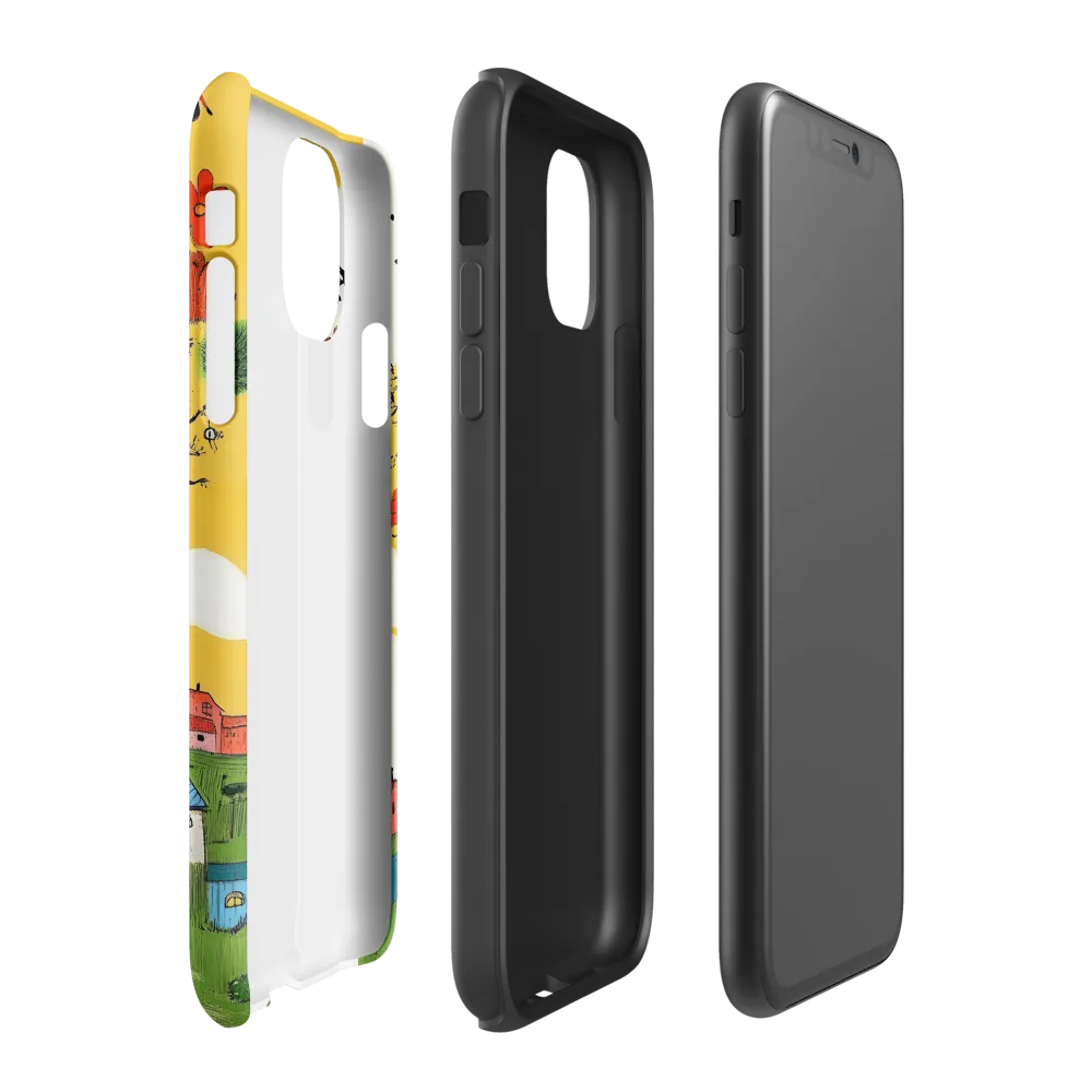 Whimsical Blooms of Life | Phone Case |  11 | Tough Case | Matte