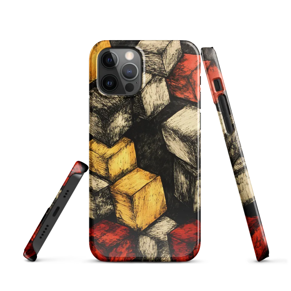Dynamic Cubes: An Exploration in Color and Form | Phone Case |  12 Pro | Snap Case | Glossy