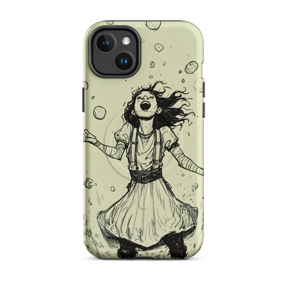 The Joy of Bubbles | Phone Case |  14 Plus | MagSafe® Tough Case | Matte