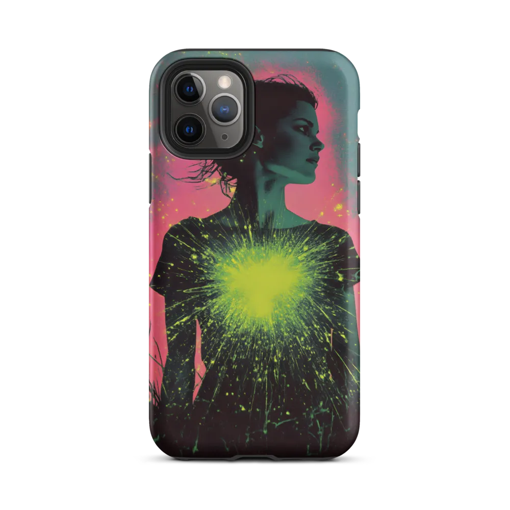 Cosmic Heart: A Surreal Portrait of Strength