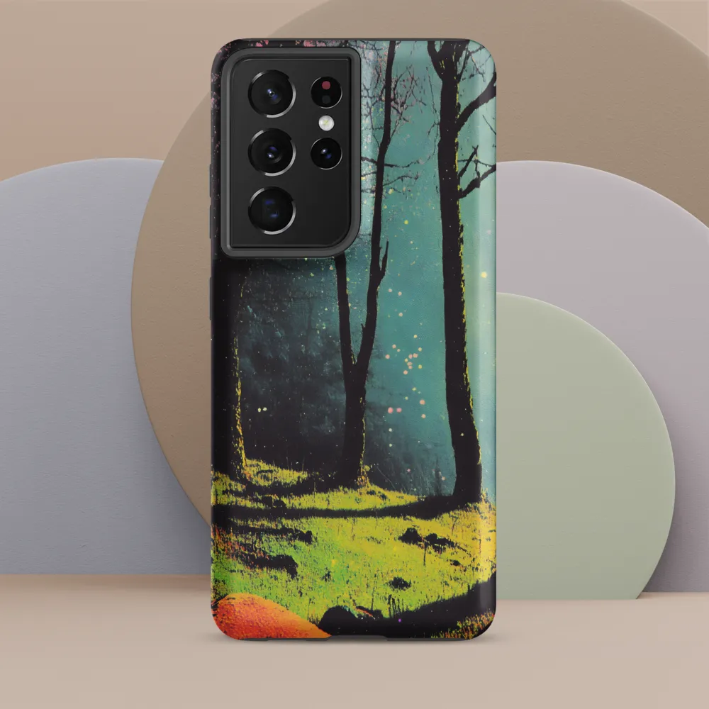 Nocturne in Teal and Yellow