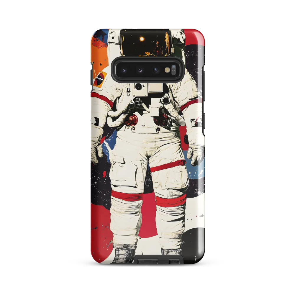 Cosmic Encounter: The Astronaut's Journey | Phone Case |  S10 Plus | Tough Case | Glossy