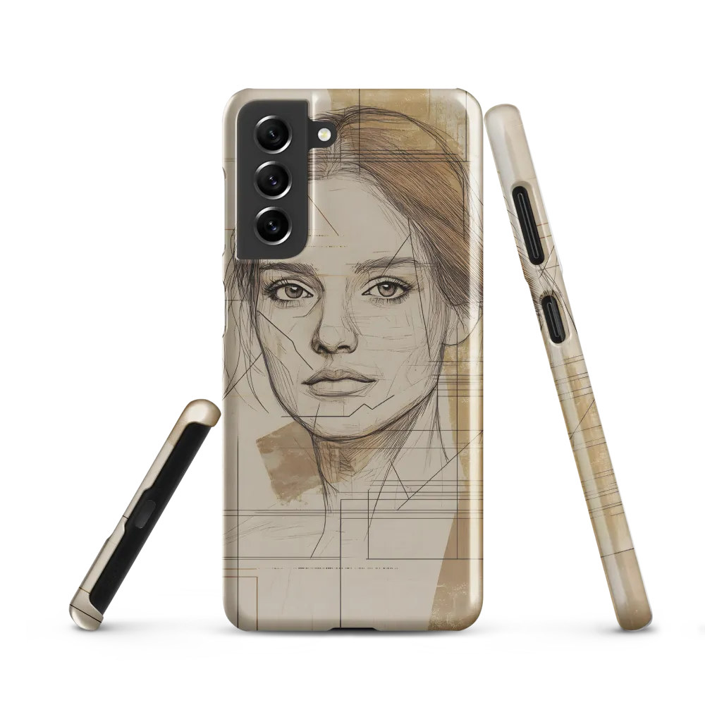 Geometric Elegance: A Modern Portrait