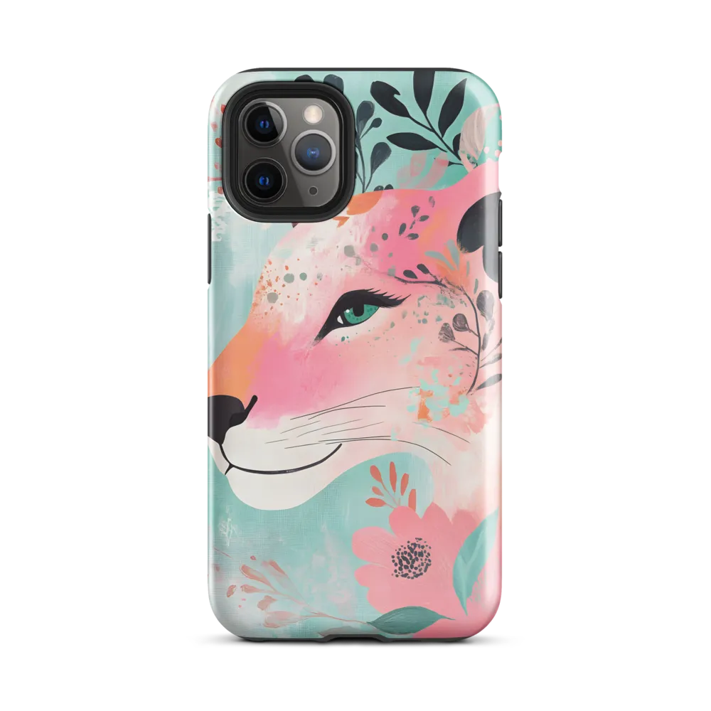 Whimsical Majesty: A Floral Lion