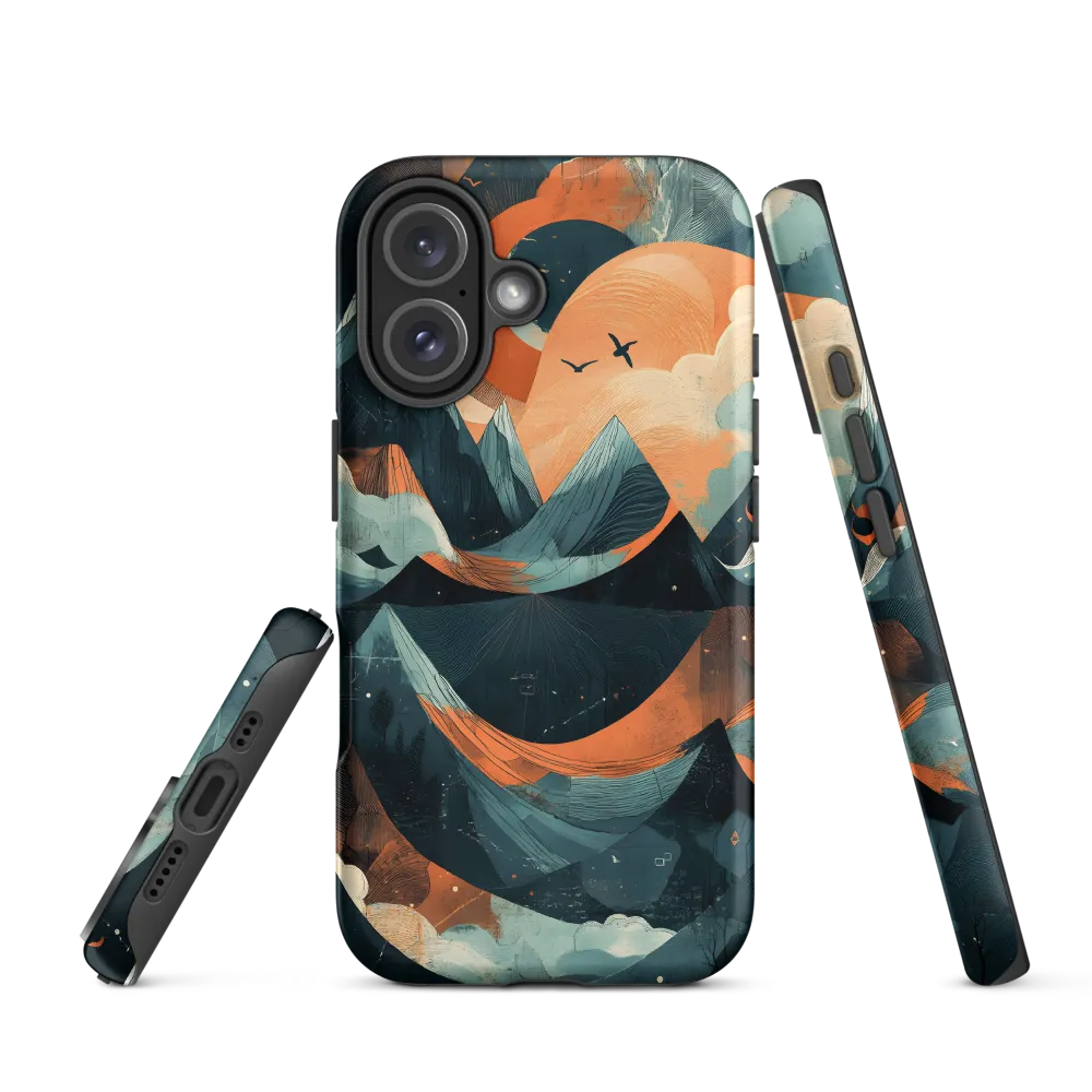 Twilight Over the Peaks | Phone Case |  16 | Tough Case | Matte