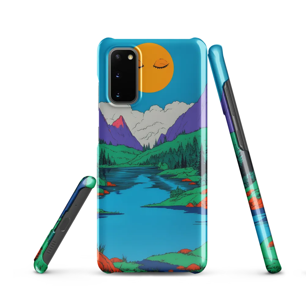 Whimsical Serenity in Vibrant Colors