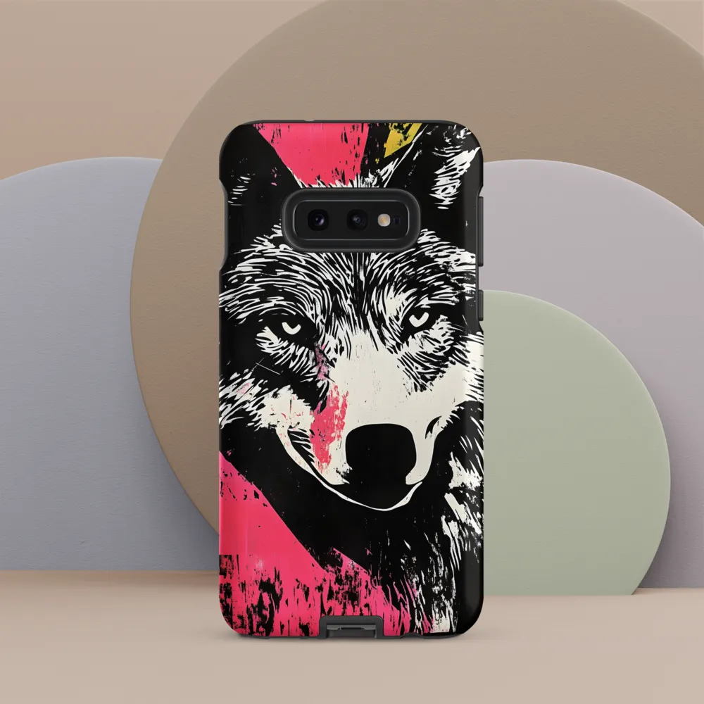 Intense Gaze of the Wolf | Phone Case |  S10e | Tough Case | Matte