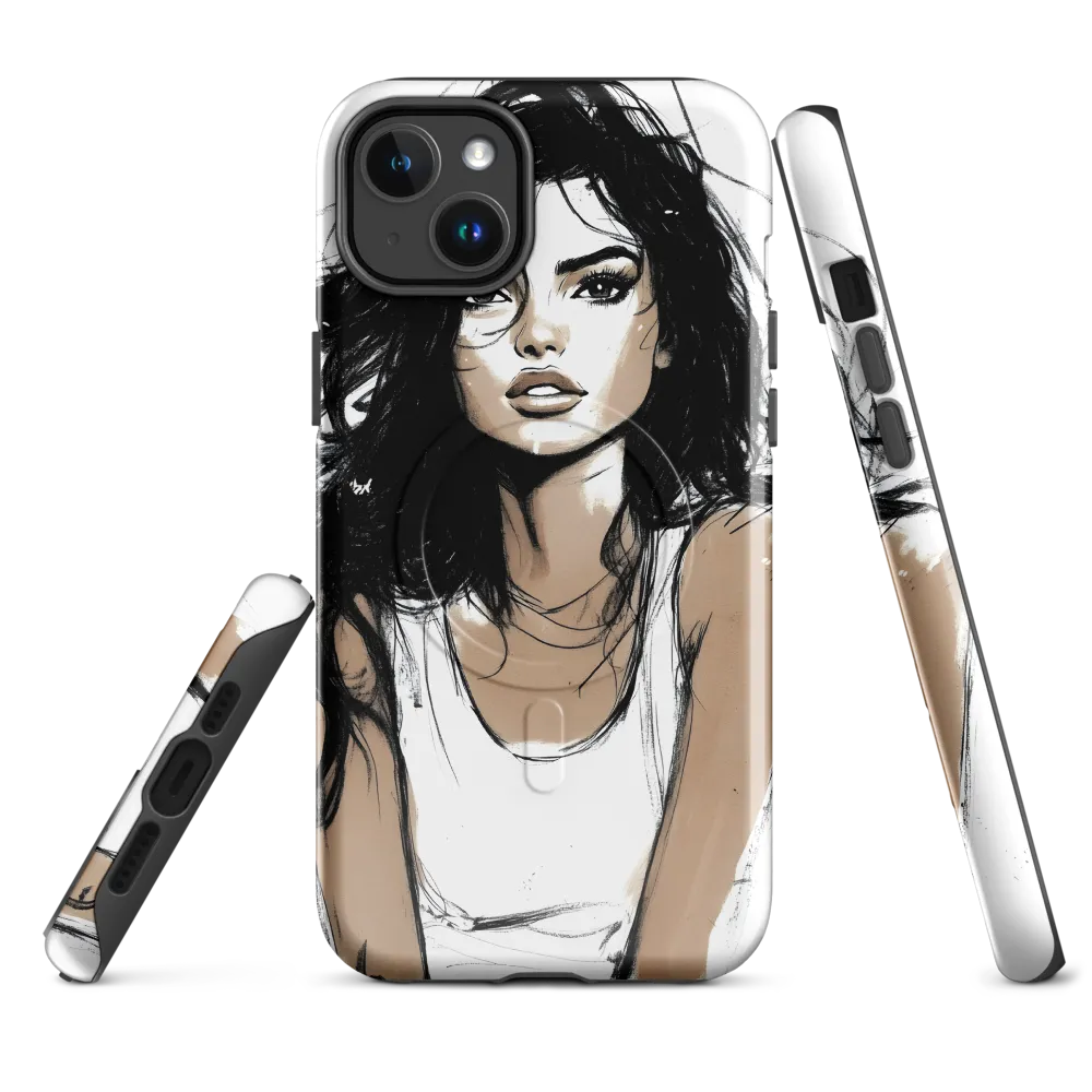 Whispers of Elegance | Phone Case |  14 Plus | MagSafe® Tough Case | Glossy