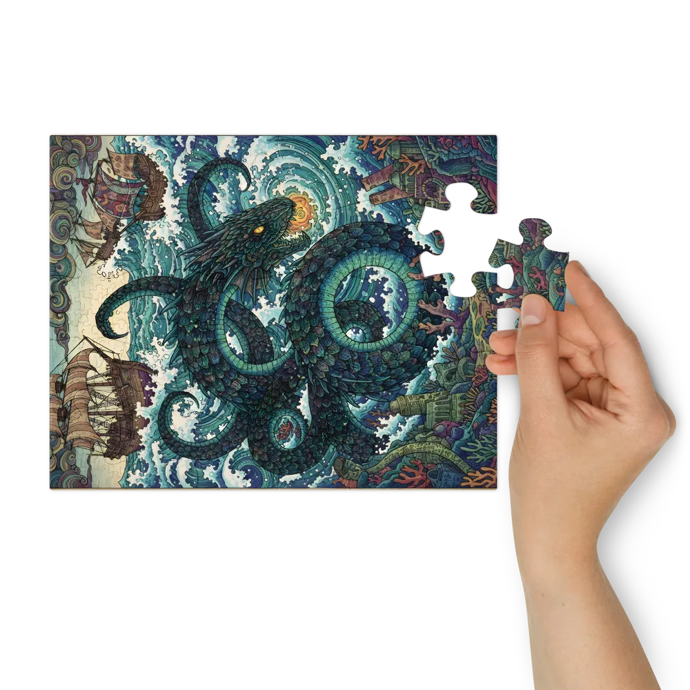 Leviathan's Spiral 
 Jigsaw Puzzle in Tin Box