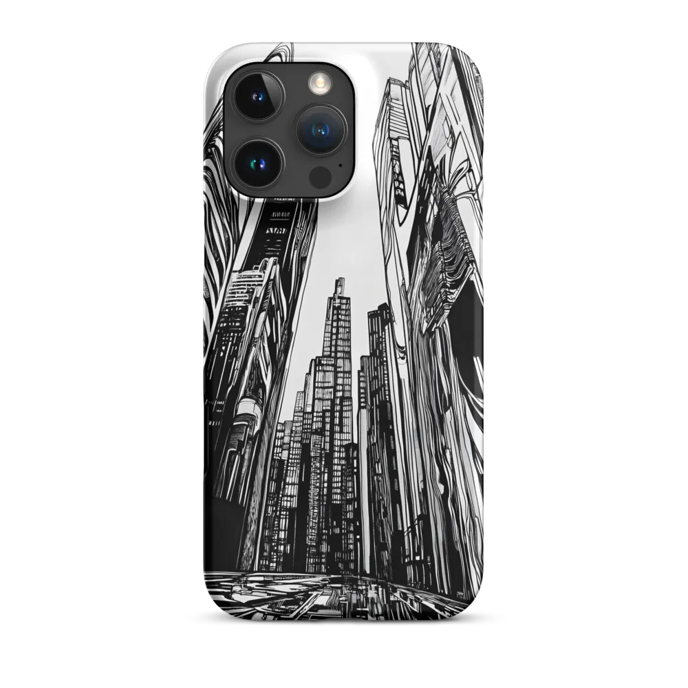 Urban Echoes: A Line Art Journey