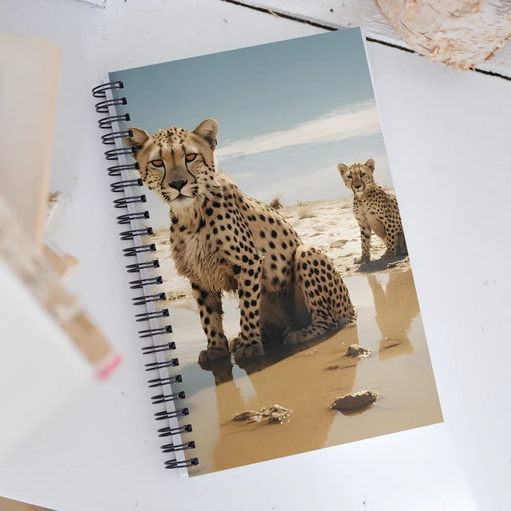 Silent Watchers of the Savanna | Spiral Notebook