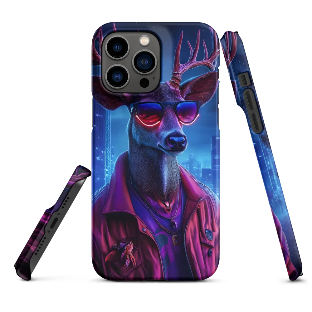 Urban Serenade: The Cool Deer | Phone Case |  14 Pro Max | Snap Case | Matte