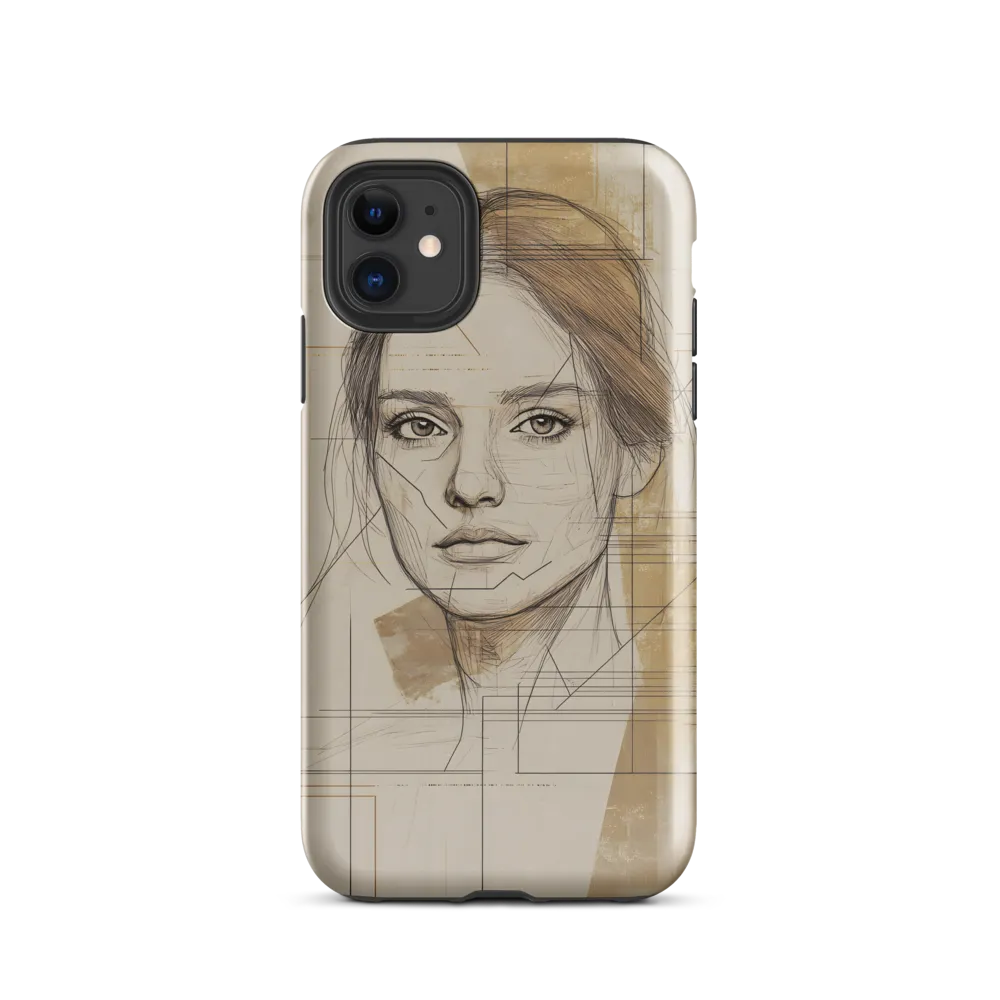 Geometric Elegance: A Modern Portrait
