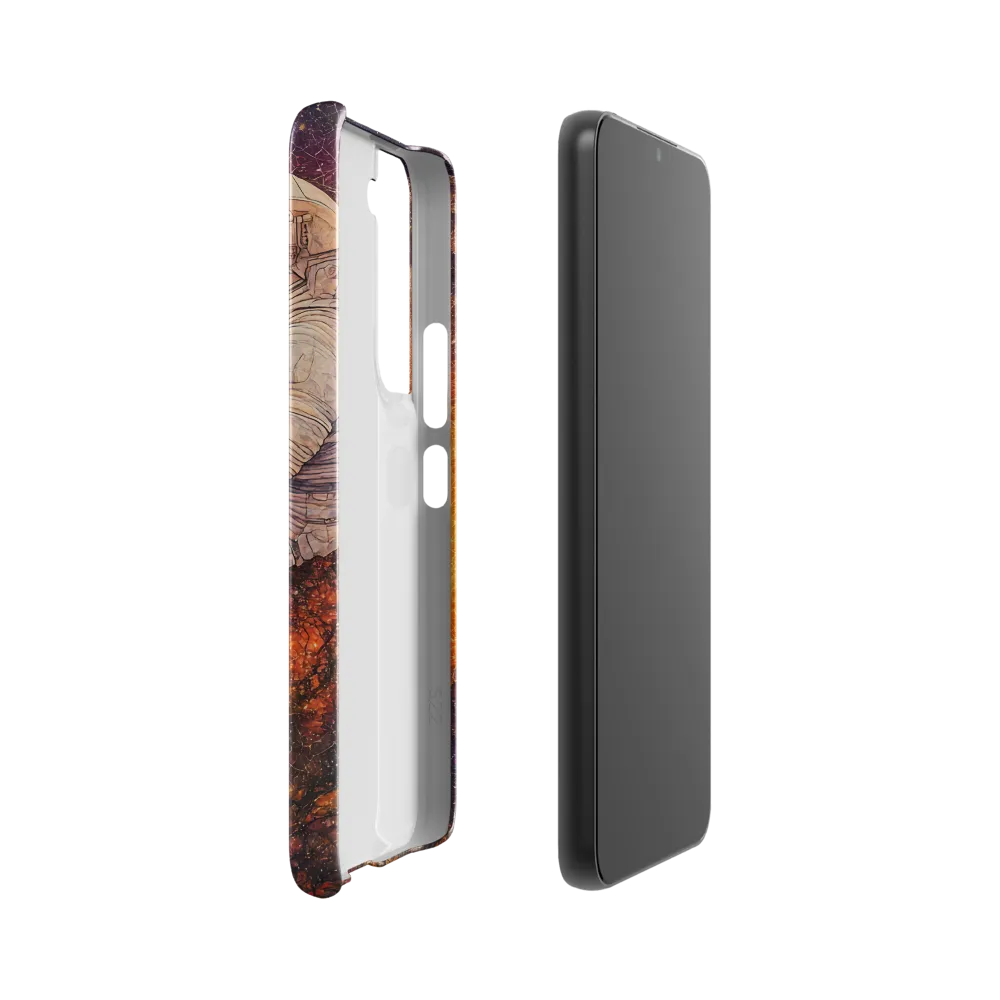 Cosmic Contemplation | Phone Case |  S22 | Snap Case | Glossy