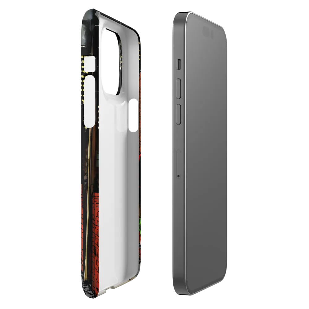 Nocturnal Cityscape: The Hidden Alley | Phone Case |  14 Pro Max | Snap Case | Matte