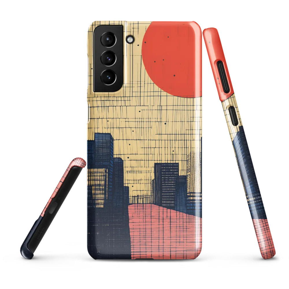 Urban Echoes: A Minimalist Cityscape