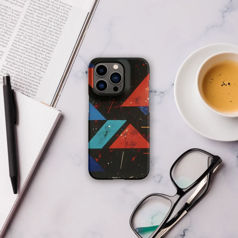 Dynamic Geometric Harmony | Phone Case |  14 Pro | Snap Case | Matte