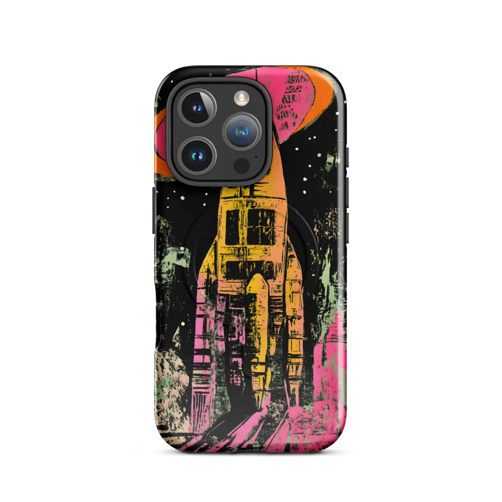Cosmic Voyage: A Surreal Rocket Adventure