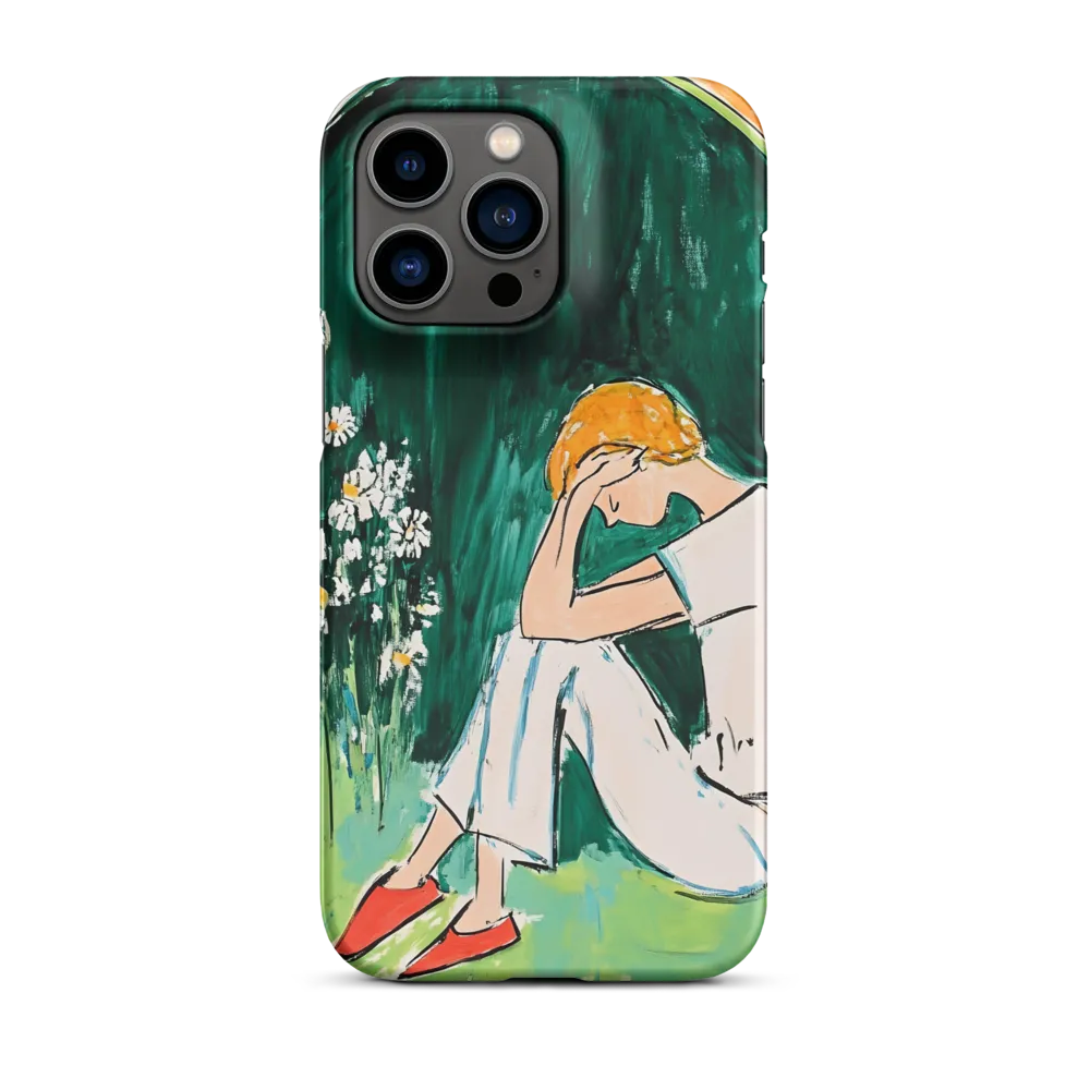 Silent Sorrow | Phone Case |  14 Pro Max | Snap Case | Matte