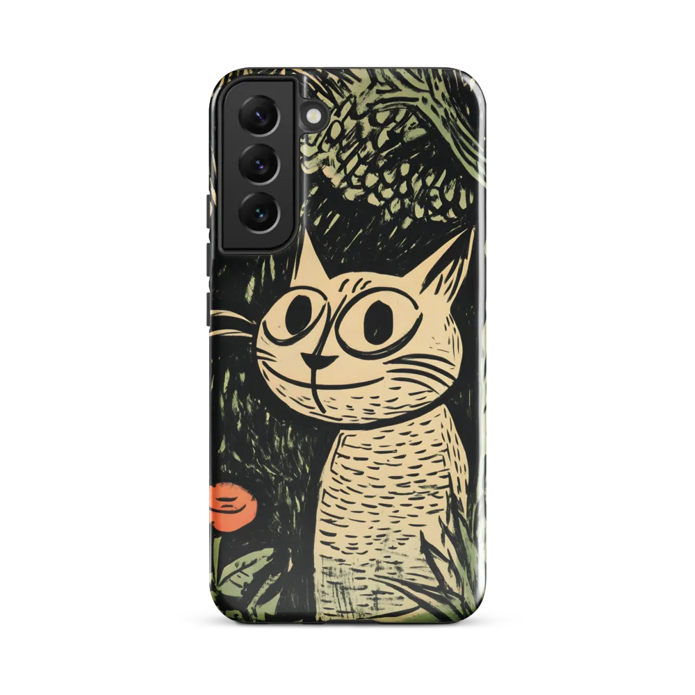 Whimsical Cat in the Forest