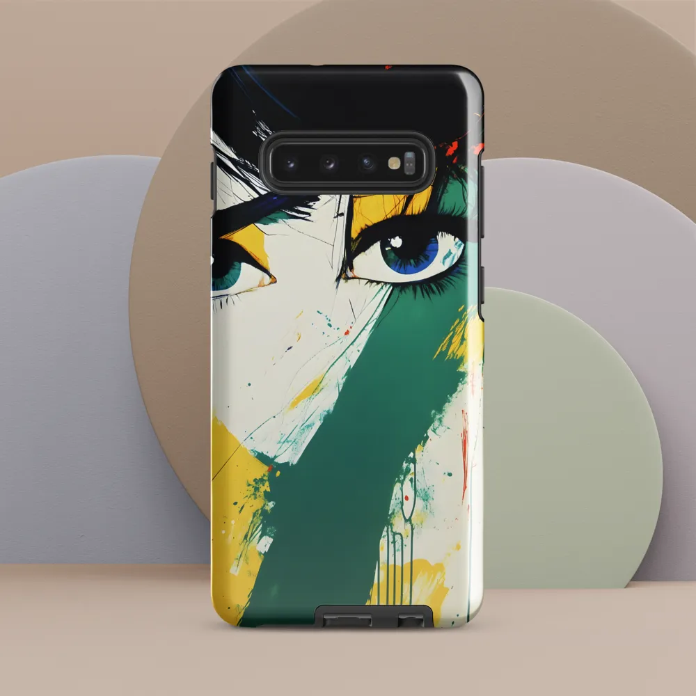 Eyes of Intrigue | Phone Case |  S10 Plus | Tough Case | Glossy