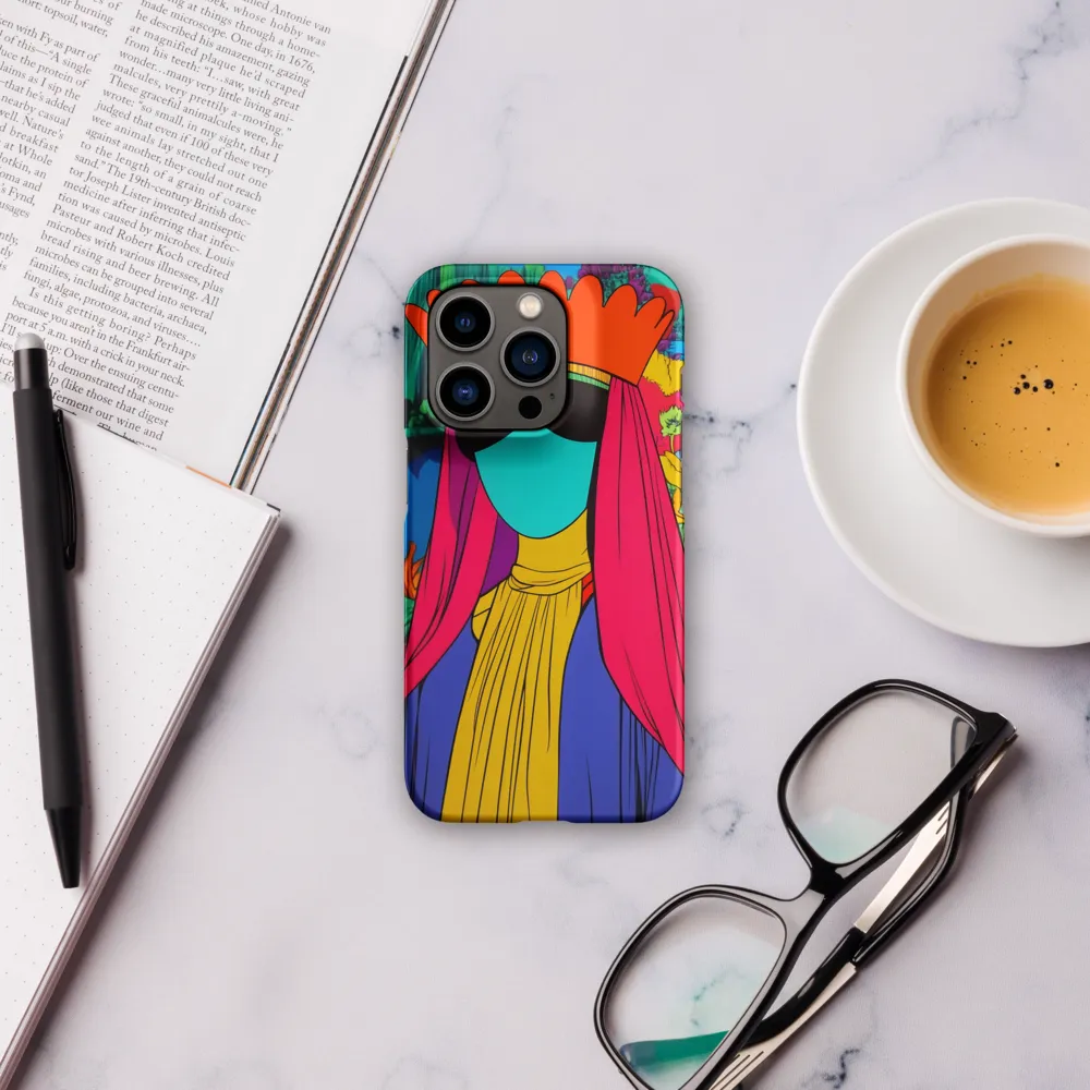 Crowned Surrealism | Phone Case |  14 Pro | Snap Case | Matte